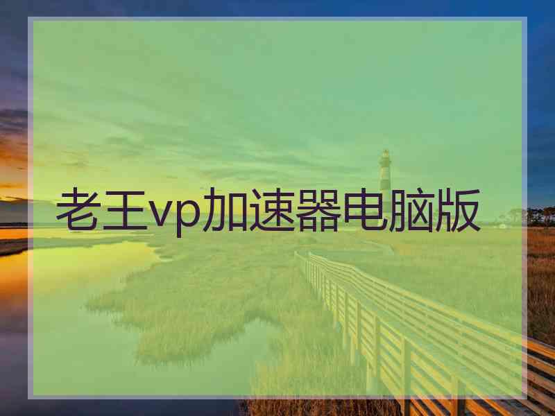 老王vp加速器电脑版