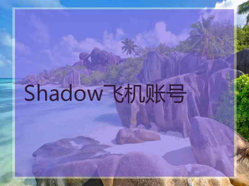 Shadow飞机账号