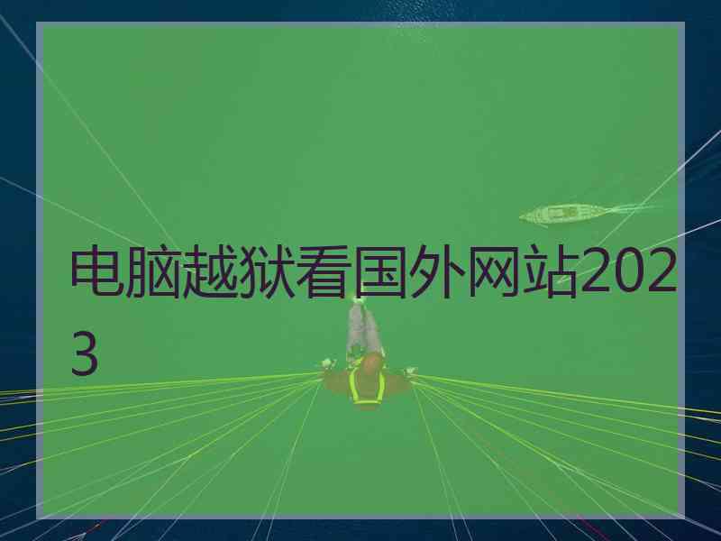 电脑越狱看国外网站2023