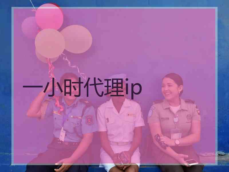 一小时代理ip