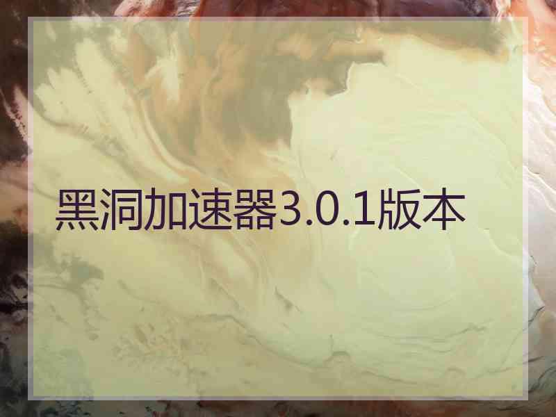 黑洞加速器3.0.1版本