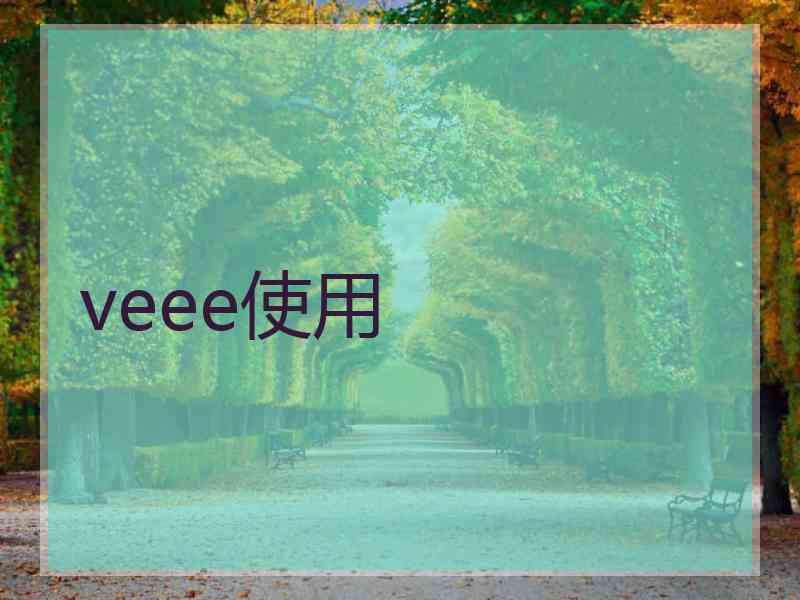 veee使用