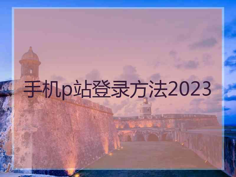 手机p站登录方法2023