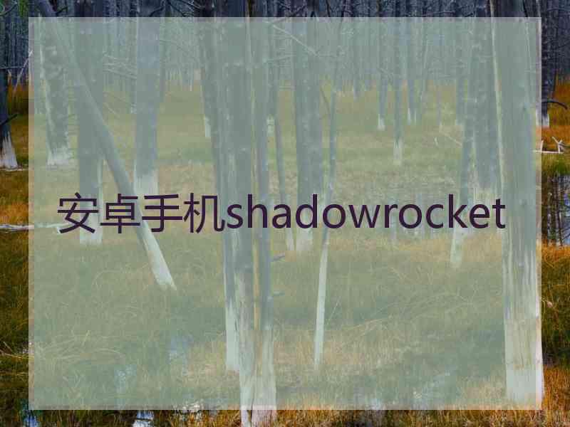 安卓手机shadowrocket