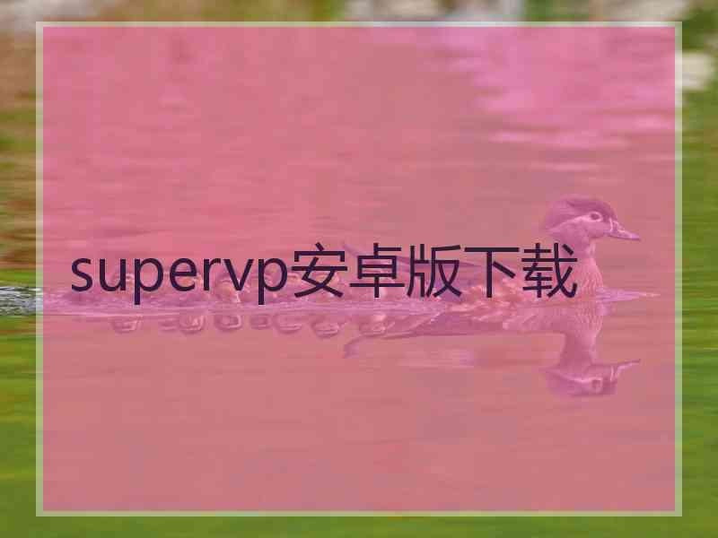 supervp安卓版下载