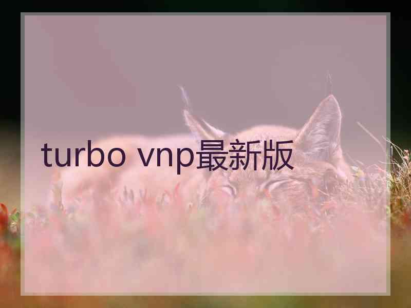 turbo vnp最新版