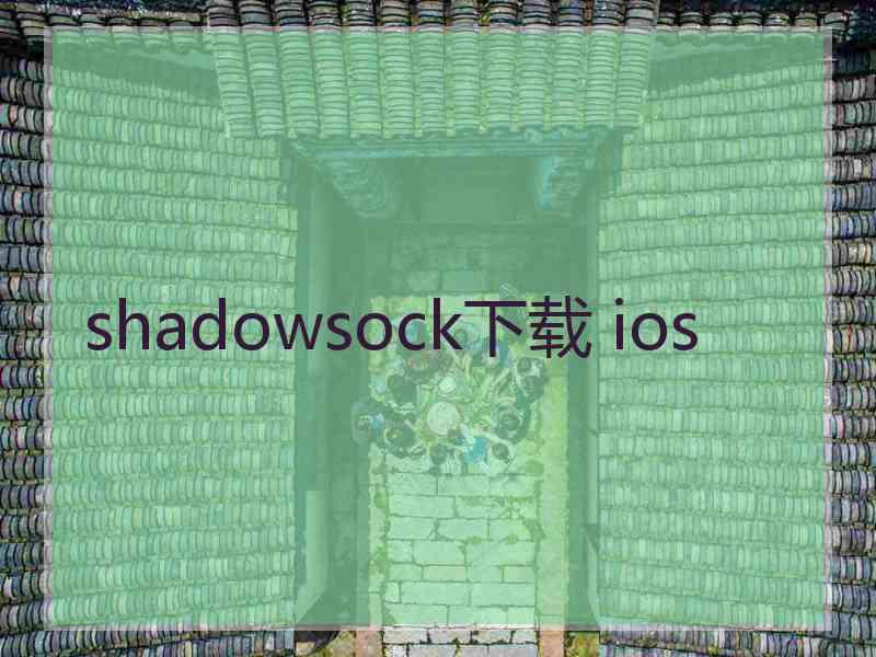 shadowsock下载 ios