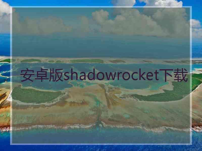 安卓版shadowrocket下载