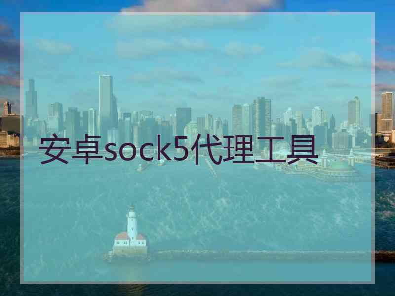 安卓sock5代理工具