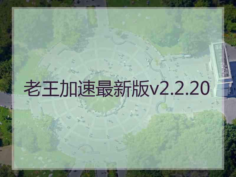 老王加速最新版v2.2.20