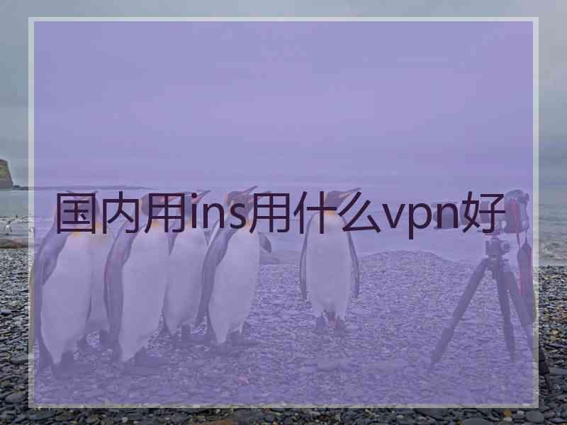 国内用ins用什么vpn好