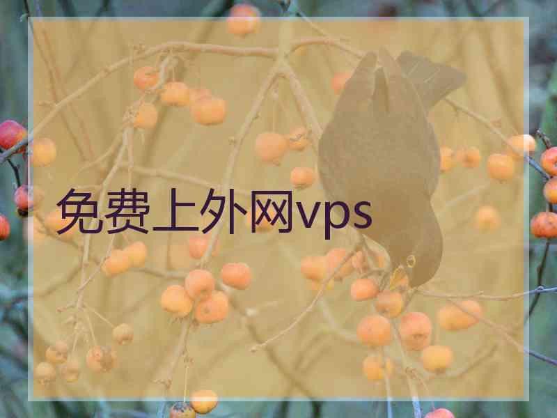 免费上外网vps