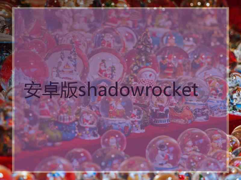 安卓版shadowrocket